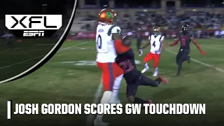 Josh Gordon scores 65-yard TD to win it for Seattle | XFL on ESPN