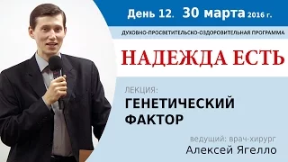 День 12. Лекция "Генетический фактор". Алексей Ягелло