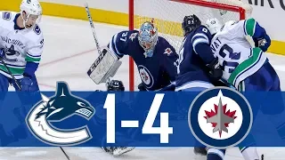 Canucks vs Jets | Highlights (Oct. 18, 2018) [HD]