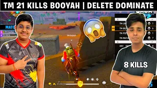 TM 21 KILLS BOOYAH TM DELETE & MAFIA DYANMIC DUO DOMINATING LOBBY | 21 KILLS BOOYAH BY THE MAFIAS