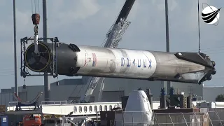 SpaceX First Ever Load And Transport With Legs  05-08-2019