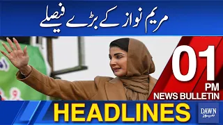 Dawn News Headlines: 1 PM | Maryam Nawaz Big Decisions | June 2, 2024