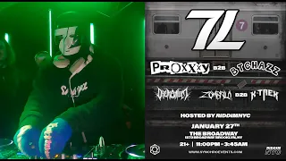 7L PROXXXY B2B BTCHAZZ & DAEMONIUM @ THE BROADWAY [BROOKLYN VLOG]