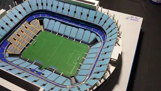 Maquete Arena Grêmio "materiais usados"