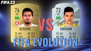 Alisson VS.  Ederson | FIFA EVOLUTION 🔥🤯| FIFA 16-23