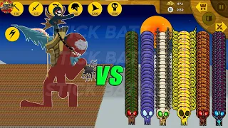 9999 RAGE KAI RIDER VS 9999 ELEMENTAL GIANT ICON BOSS | STICK WAR LEGACY | STICK BATTLE