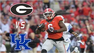 #7 Georgia Highlights Vs. Kentucky 2017 | CFB Week 12