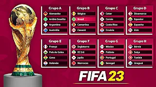 Criei a COPA do MUNDO em ordem ALFABÉTICA 🔠 │ FIFA Experimento