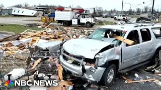 Crews start to assess damage from tornadoes in Indiana and Ohio