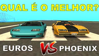 OS CARROS MAIS RAROS DO GTA SAN ANDREAS - QUAL É O MELHOR? EUROS OU PHOENIX #Brasil5Estrelas*****