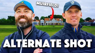 Can we Break 75 at Muirfield playing alternate shot!?