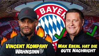 Vincent Kompany-Wahnsinn !! Max Eberl hat die gute Nachricht !! l BAYERN MÜNCHEN