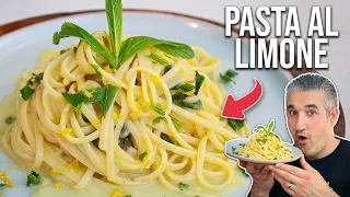 How to Make PASTA al LIMONE Like an Italian (Lemon Pasta Recipe)