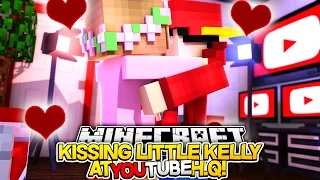 Minecraft Adventure - LITTLE KELLY & LITTLE ROPO KISS?!!