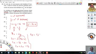 MABA CONCURSOS - PM-SP - 2018 - RAZÃO E SISTEMA - QUESTÃO 21