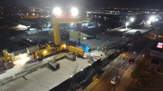 Selmon Extension Crews Install the Last Segment