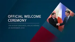 Official Welcome Ceremony for President Xi Jinping of the People’s Republic of China 11/20/2018