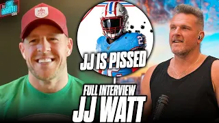 JJ Watt Talks Myles Garrett's Dominance, Pissed About Titan's "Houston Oilers" Throwbacks