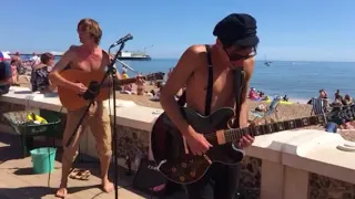 ‘The Big  Push’ as Brighton Beach Buskers