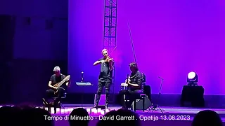 David Garrett - Tempo di Minuetto (Iconic live in Opatija 13.08.2023)