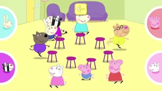 Peppa Pig Playing Musical Chairs