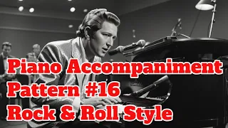 Piano Accompaniment Pattern 16 - Rock & Roll Style - FREE SHEET MUSIC