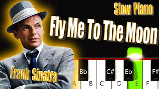 Learn Frank Sinatra's "Fly Me To The Moon" On Piano With This Easy And Slow Tutorial!