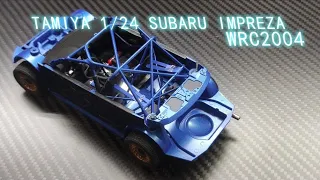 Building a SUBARU IMPREZA WRC 2004 TAMIYA 1/24 Part 06&seat belt