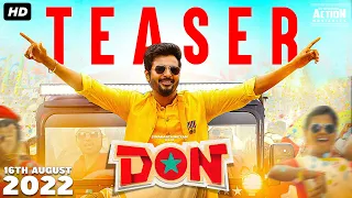 Sivakarthikeyan's DON (2022) Hindi Teaser | Samuthirakani, Priyanka Arul Mohan |New South Movie 2022