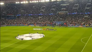 PSG - MANCHESTER CITY:2ème journée de la Ligue des Champions,Entrée des 2 équipes,Partie 1.