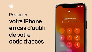 Restaurer votre iPhone en cas d’oubli de votre code d’accès - Assistance Apple