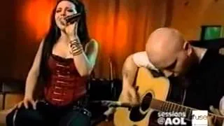 Evanescence - bring me to life acoustic live aol.flv Классно поёт.