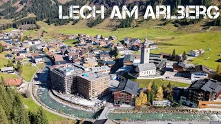 Beautiful Lech am Arlberg in Austria by drone - DJI Mini 3