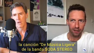 Chris Martin de Coldplay hablando de Soda Stereo - 14.07.2021 (subtítulos en español)