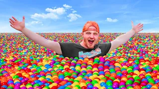 I FILLED A LAKE WITH BALL PIT BALLS