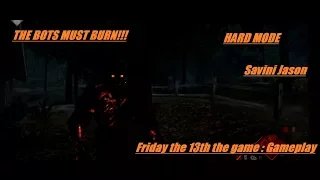 Friday the 13th the game [ Offline bots gameplay] Hard mode