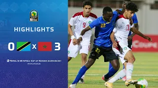 HIGHLIGHTS | Total AFCONU20 2021​ | Round 3 - Group C : Tanzania 0-3 Morocco