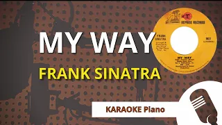 MY WAY (Frank Sinatra) - KARAOKE Piano