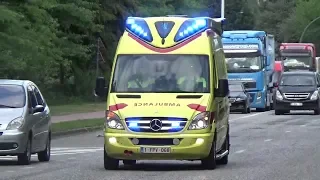 [Luchthoorn] Ambulance Beerse komt met spoed aan bij het Sint Elisabeth ziekenhuis in Turnhout