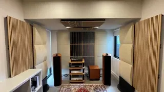 Acoustic Panels Installation, HiFi Listening room acoustic treatment