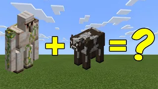 I Combined an Iron Golem and a Cow in Minecraft - Here's WHAT Happened...