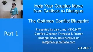 The Gottman Conflict Blueprint Part 1