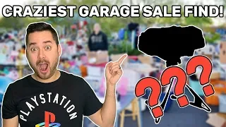CRAZIEST GARAGE SALE FIND EVER!  ||  Monday Memories (S1:E1)