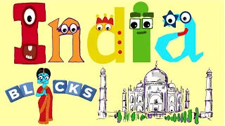 Numberblocks Intro Song But Only I for India with Spilling - India Blocks - I Blocks