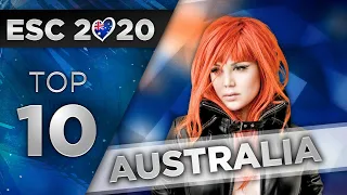 Top 10 - Australia Eurovision 2020 (Australia Decides)