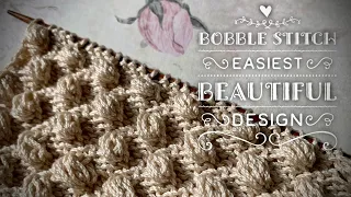 САМЫЙ БЫСТРЫЙ И КРАСИВЫЙ СПОСОБ ВЯЗАТЬ СПИЦАМИ ШИШЕЧКИ!!!💥/ BEAUTIFUL BOBBLE STITCH DESIGN