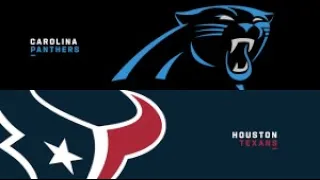 Week 3 Preview: Carolina Panthers vs. Houston Texans