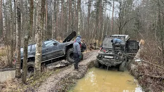 Никогда не катайтесь по такому! Сломали все машины! Patrol на 42 спасает