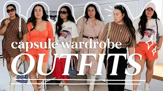 Styling Outfits From My Summer Capsule Wardrobe! (midsize, feminine +  relaxed style)