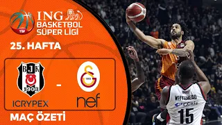 BSL 25. Hafta Özet | Beşiktaş Icrypex 62-74 Galatasaray Nef